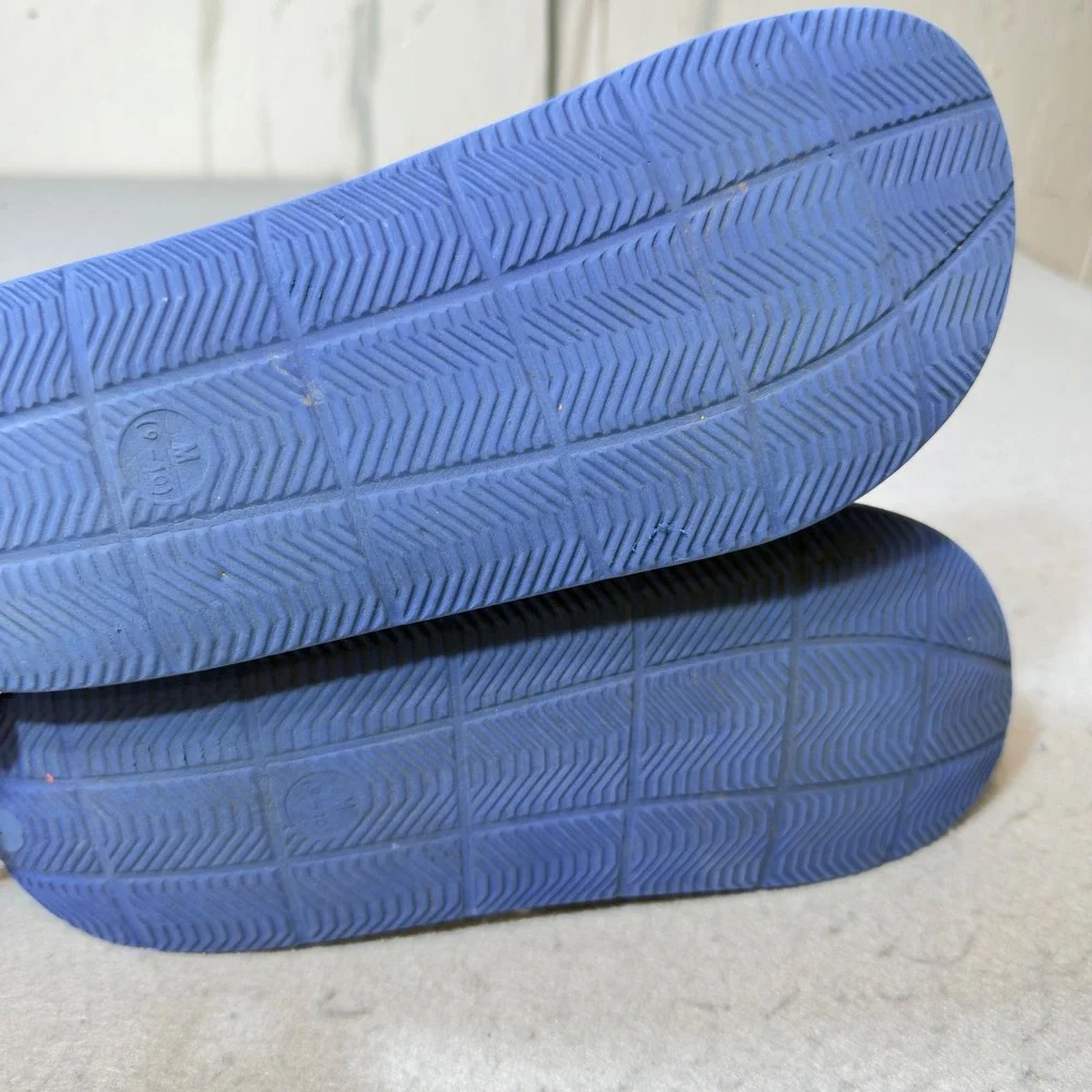 NHL St. Louis Blues Slide Sandals Mens Size‎ M 9-10 Blue Good Fan Gear Hockey